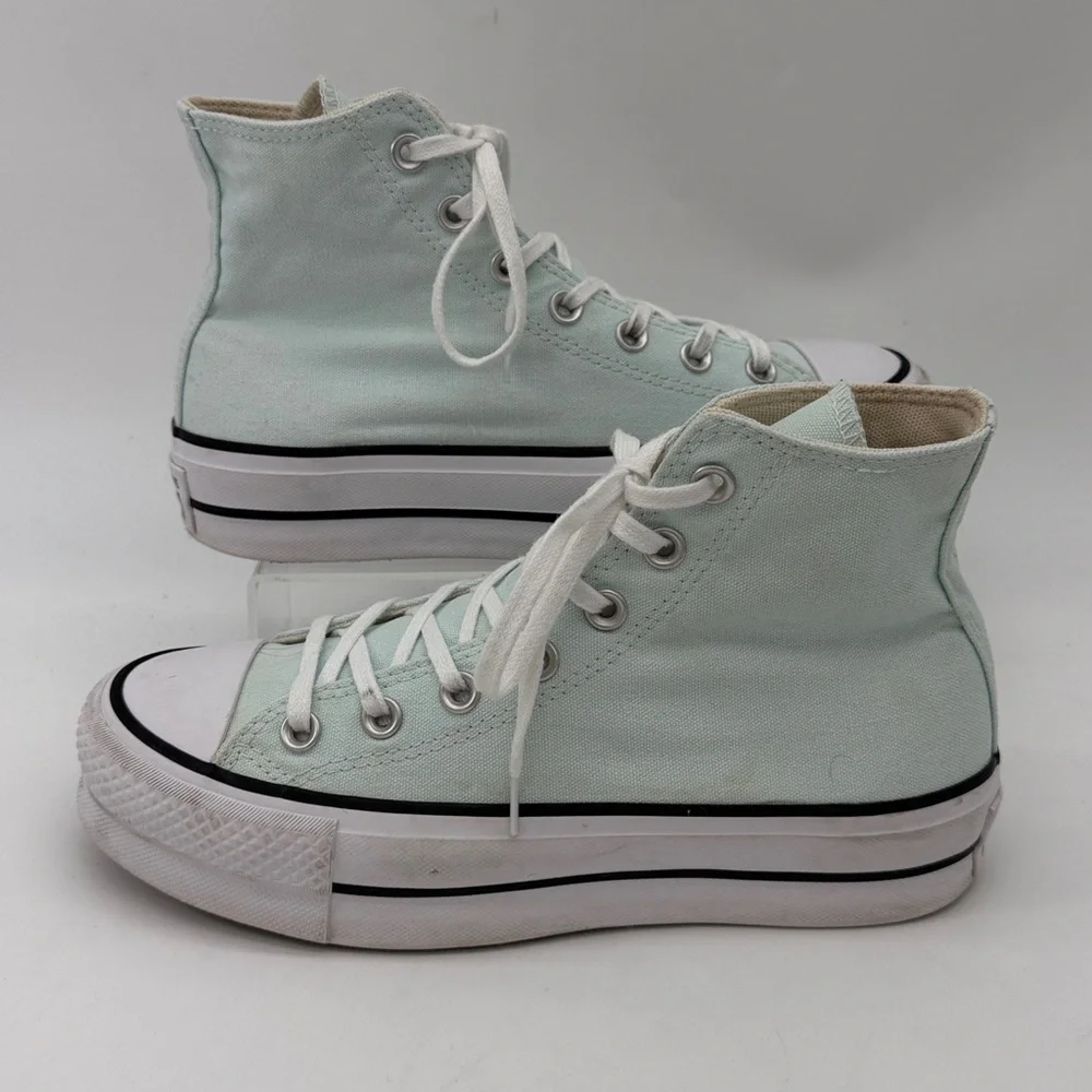 Converse Chuck Taylor All Star Lift Hi Platform Women's Size 7 Light Mint